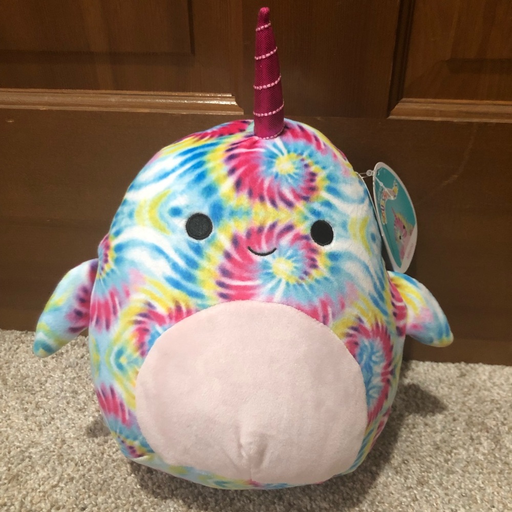 New! Squishmallows Narwahl “Milaina”, 8”